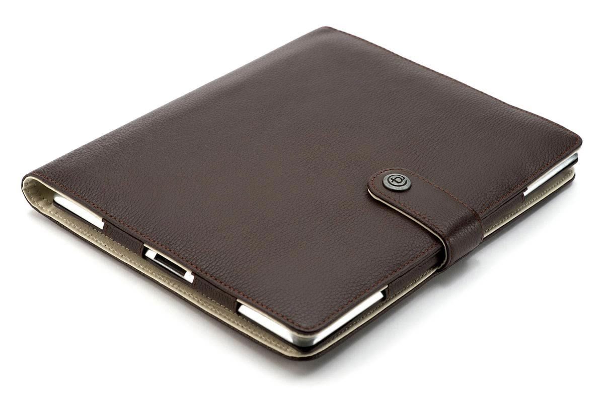 Nappa leather ipad-3-case-notepad for iPad 2-4