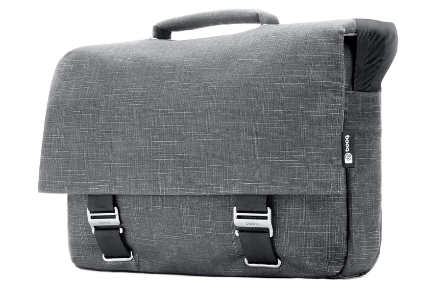 Jute macbook-messenger-bag for 15" Mac/PC